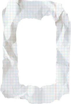White Paper Frame Grid Stock Illustration