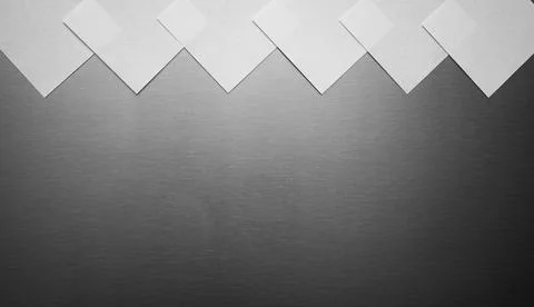 White paper on a gray background Stock Photos