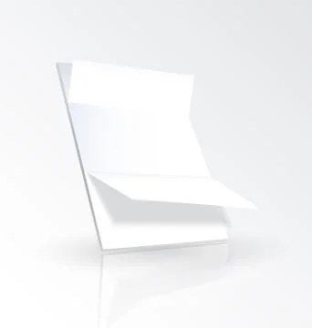 White paper Stock Illustration