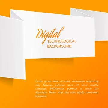 White paper. Illustrazione stock