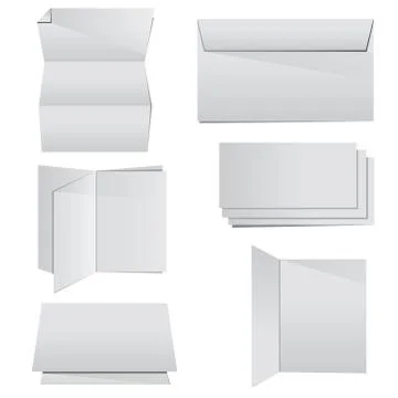 White paper Stock Illustration