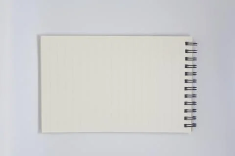 White paper note on white background Stock Photos