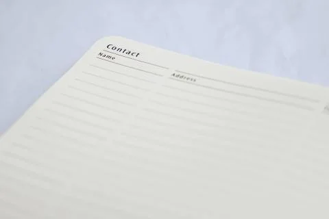 White paper notebook Stock Photos