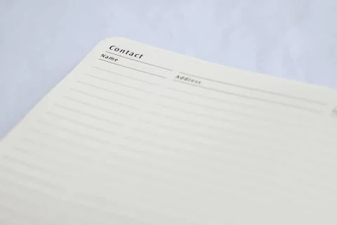 White Paper Notebook Stock Photos