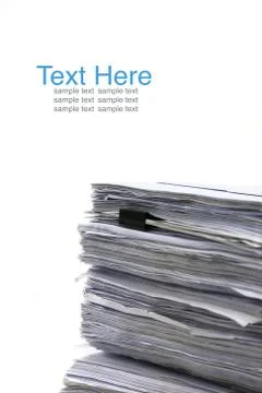 White paper Stock Photos