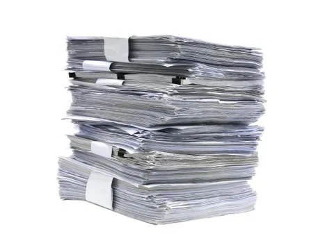 White paper Stock Photos