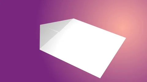 white paper plane Flying background 3D m... | Stock Video | Pond5
