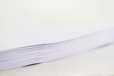 White paper for printer Stock Photos