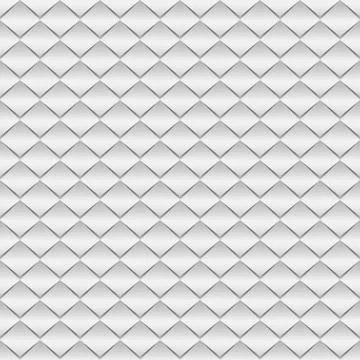 White paper rhombus seamless pattern Stock Illustration