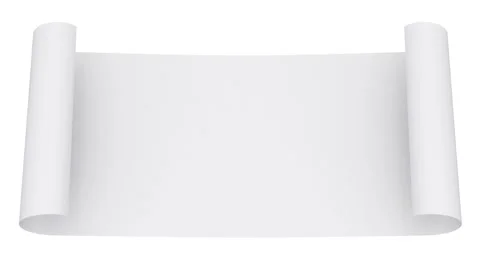 white paper scroll png