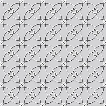 White paper seamless pattern Illustrazione stock