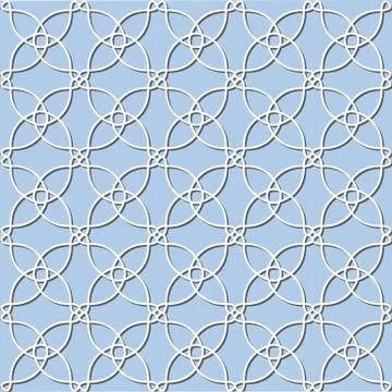 White paper seamless pattern Stock Illustration