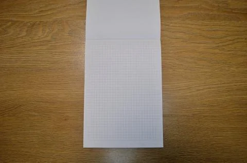 White paper sheet on wood pattern and texture for background 스톡 사진