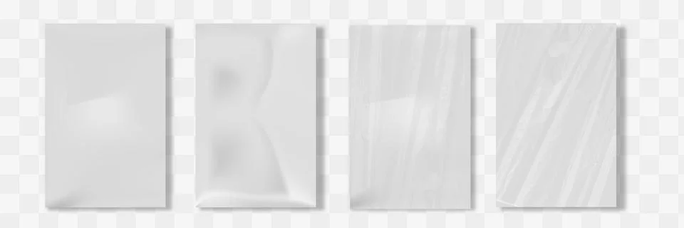 White paper sheet with wrinkle effect vector. Rough old note page with crease Stock Illustration