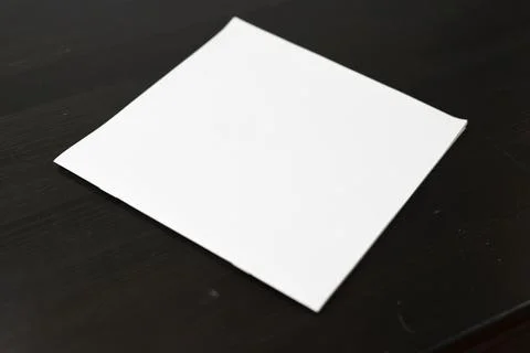 White paper square Stock Photos