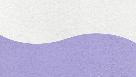 White paper texture background with light lavender horizontal curved wavy spl Stock Illustration