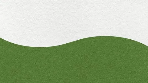 White paper texture background with moss green blue horizontal curved wavy sp Stock Illustration
