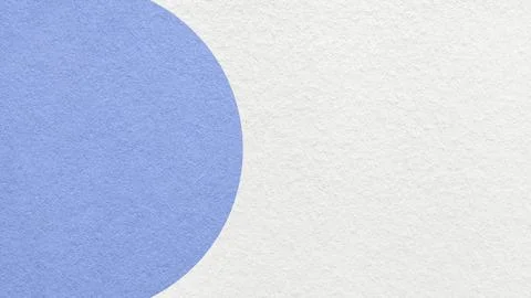 White paper texture background with pastel blue semicircle and copy space f.. Stock Illustration