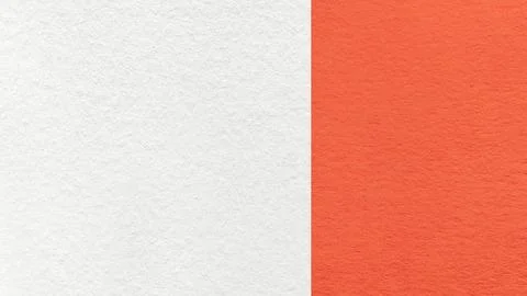 White paper texture two color background with coral vertical split and copy s Stock Illustration