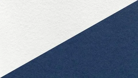 White paper texture two color background with dark navy blue diagonal split.. Stock Illustration