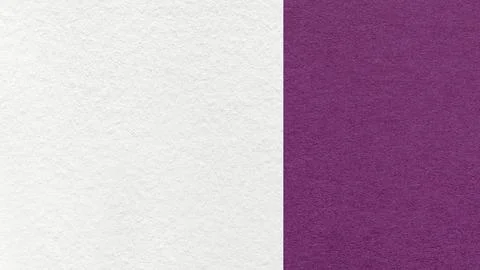 White paper texture two color background with dark purple vertical split and  Stock Illustration
