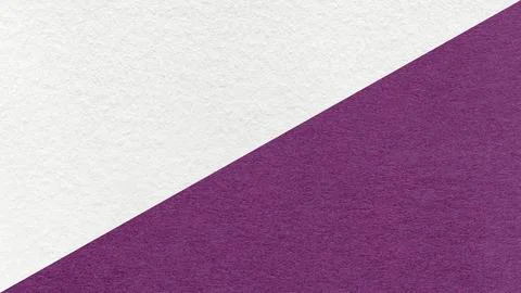 White paper texture two color background with dark lavender diagonal split .. Stock Illustration