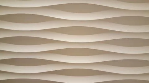 White paper waves wall texture background Foto stock