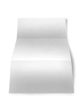 White paper on white background Stock Photos