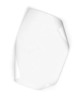 White paper on white background Stock Photos