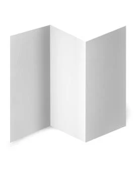 White paper on white background Stock Photos
