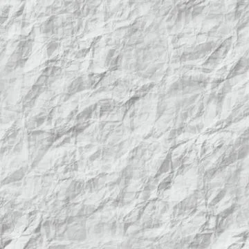 White paper wrinkled Stock Illustration