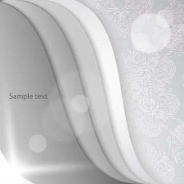 White papers with corner curl, layer by layer イラスト素材