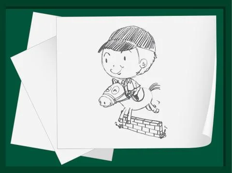 White papers Stock Illustration