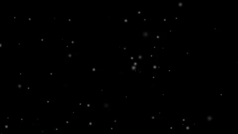White particle animation on black background Stock Footage 299622573