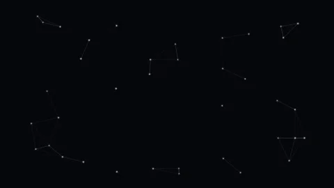 White Particle Network Fast Dynamic Network Loop Видео 342612026