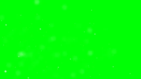 White particle overlay, on green screen Видео 344711016