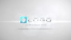 White Particles 3D Spin Business Logo Stinger Stock After Effects