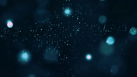 White Particles And Lights Animation Loop  Stock-Footage 224809997