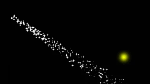 White particles are moving and red light are blinking Stock Footage 162417892