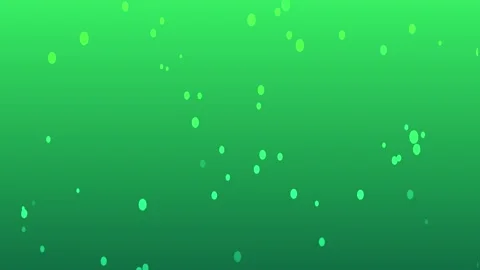 White Particles Background Color With of Green Circle Stock Footage 185898982