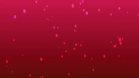 White Particles Background Color With of Red Circle Stock Footage 185898762