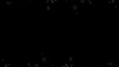 White particles on black bacground Stock Footage 126024486