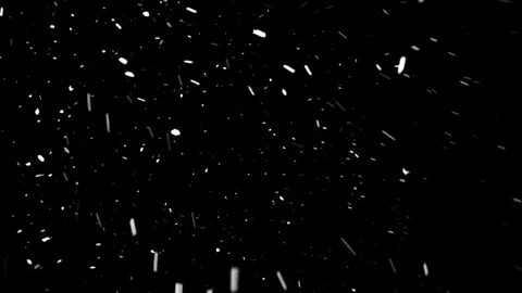 White particles on a black background fl... | Stock Video | Pond5