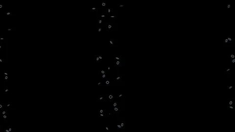 White particles on a black background Video stock 125702573