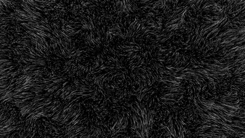 White particles on a black background form in different places but eventually Stock Footage 121175130