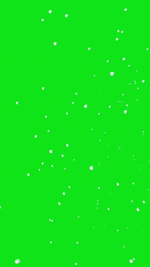 White Particles Falling Green Screen Chroma Key Video Overlay 库存影片 337094382