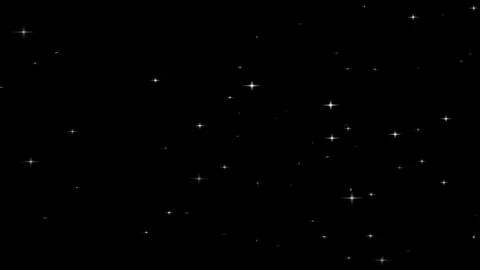White Particles Floating on Black Background Animation Clip 库存影片 333833233