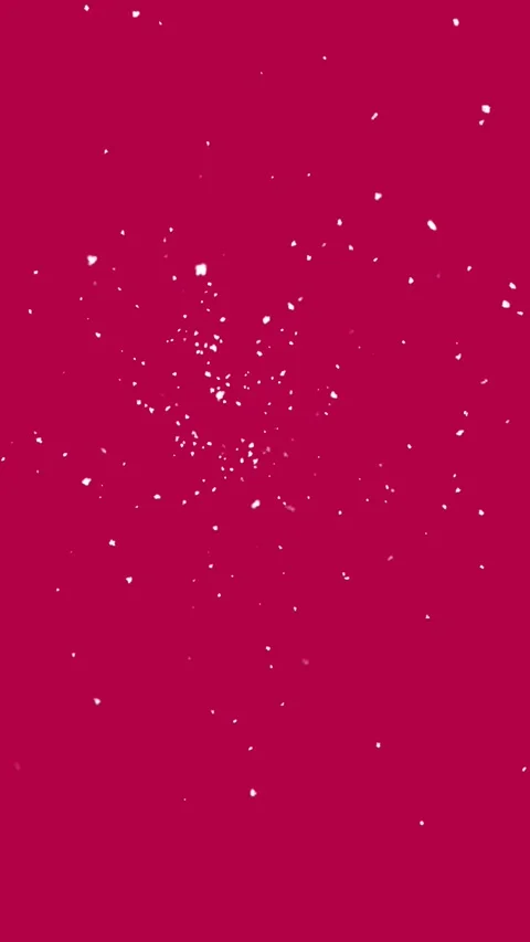 White particles floating on magenta background animation. holiday atmosphere Stock Footage 302905678