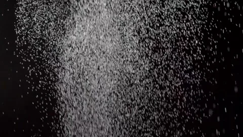 White particles floating up out of darkness 스톡 동영상 331097818