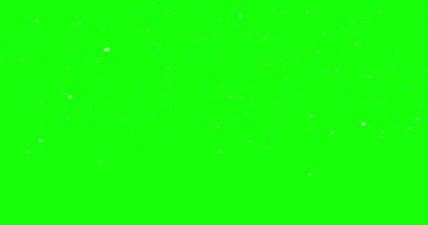 White particles flying down on a green background 42 Stock Footage 310093670